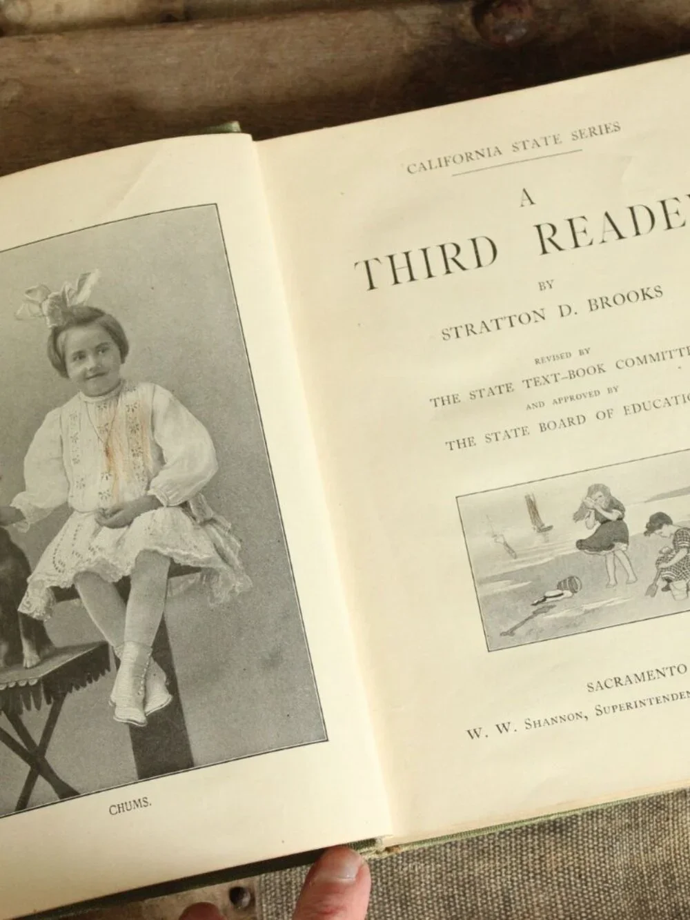 Vintage 1910s Book, "A Third Reader", by Stratton D. Brooks, California State Sc - Picture 7 of 10
